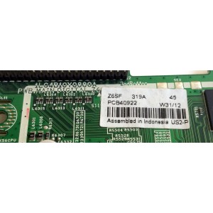 MAIN / SANYO Z6SF / 1LG4B10Y0880A Z6SF / 1LG4B10Y0880A / PANEL V390HJ1-L01 Rev.C1 / MODELOS DP39842 P39842-00 / FVM3982 P39842-01